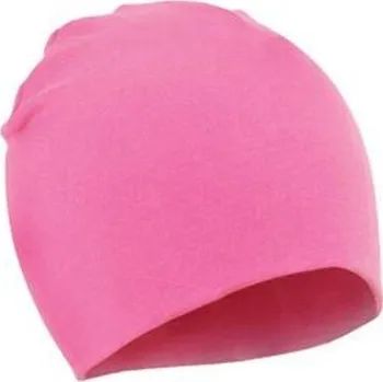 Čepice Dětská čepice beanie růžová