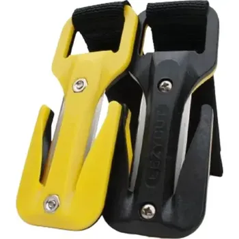 Potápěčský nůž Řezák Trilobite, pevný obal, EezyCut žluto/černá