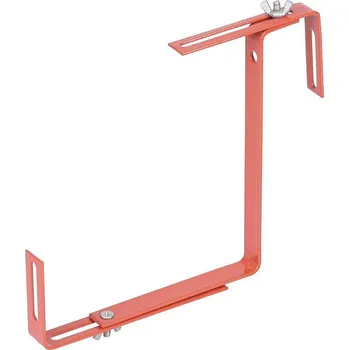 Obal na květináč Kovový držák na truhlík, terakota, 2ks