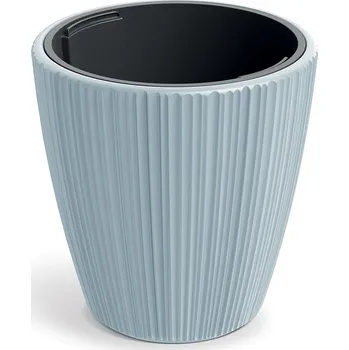 Květináč Plastový květináč OROS světle šedý matný, varianta 23,9 cm