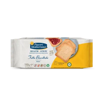 Pečivo Piaceri Mediterranei BEZLEPKOVÉ KŘUPAVÉ CHLEBÍKY (110g)