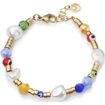 Módní doplněk Viceroy Veselý pozlacený náramek Kiss 1392P01019 + 2 měsíce na vrácení zboží