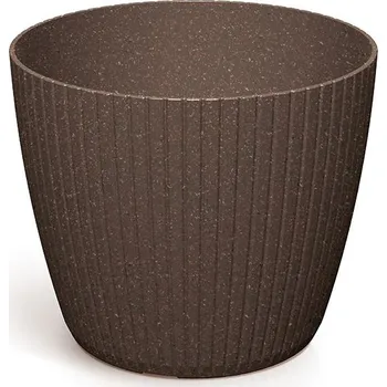 Květináč LAMIE ECOWOOD kávový, varianta 34 cm