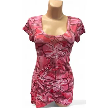 Dámská halenka Halenka Sally růžová 38, Barva Růžová, Velikost M 38 , Materiál 96% Viskoza 4% Lycra