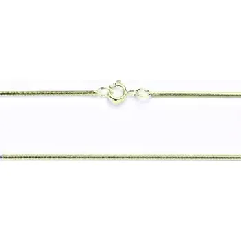 Řetízek Stříbrný řetízek String 0,75 , hádě - zlacený (Stříbrný řetízek hádě zlacený)