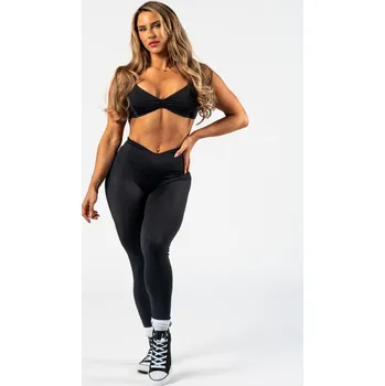 Dámské legíny NEBBIA Tvarující legíny s V-shaped pasem STRONG BEAUTY černé M