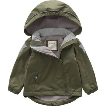 Dívčí bunda Dětská bunda L2070 armádní zelená 5