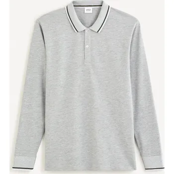 Celio Polo tričko Decolml 1133559 Šedá S
