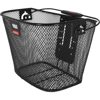 košík na kolo koš KlickFix přední s uni-klipem na světlo černý