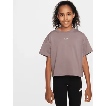 Pánské tričko Nike Sportswear Essential tréninkové tričko - 0 - hnědá - XS