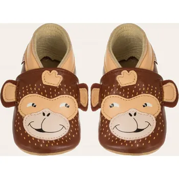 Barefoot capáčky Lait et Miel - Singe opice hnědé Velikost: 18-24M