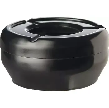 Popelník APS Casual Popelník, černý, výška: 40 mm, průměr: 100 mm