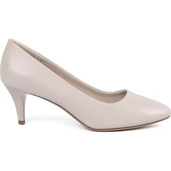 Dámské lodičky Sergio Leone Komfortní lodičky dámské světle šedé na jehlovém podpatku 38