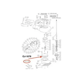 Vodácké vybavení Vložka jet turbíny 5 7/8