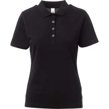 Dámské tričko Payperwear Dámská polokošile Rome s postranními rozparky Barva: Černá, Velikost: M