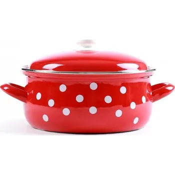 Hrnec Belis Smaltovaný rendlík s poklicí 24 cm 4,5 l