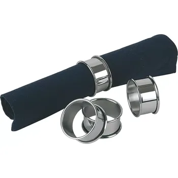 APS Kroužky na ubrousky 4 ks, výška: 22 mm, průměr: 47 mm