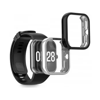 Pouzdro na mobilní telefon 2x Pouzdro pro Xiaomi Redmi Watch 4 - stříbrná, černá