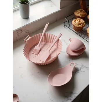 Plech na pečení Sinsay - Silikonová sada na pečení - růžová - 345GC-30X - 345GC-30X-ONE