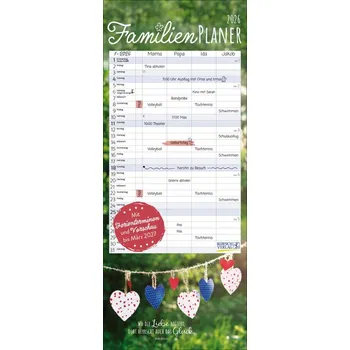 Familienplaner mit Fotos und Zitaten 2026 - Korsch Verlag