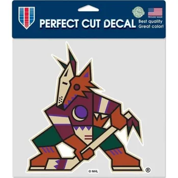 Puk 47 Brand Samolepka Arizona Coyotes Perfect Cut Decal 10x10 397889