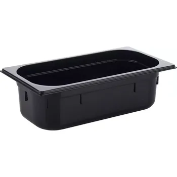 Dóza na potraviny APS GN nádoba GN 1/3, obsah: 3,60 litrů, hloubka: 100 mm, černá