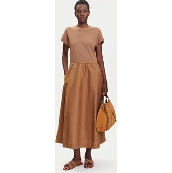 Dámské šaty Tommy Hilfiger Každodenní šaty Modern Cody WW0WW46711 Hnědá Regular Fit S