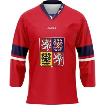 Hokejový dres Hokejový dres Střída FAN ČR EHT L Červená, Tmavě modrá, Mix