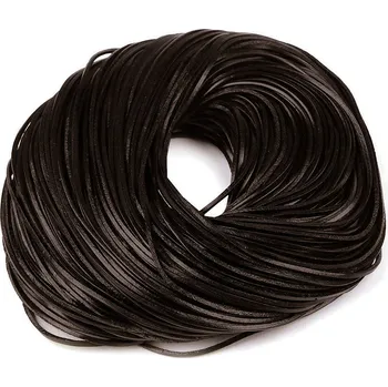 Kožený řemínek plochý šíře 2 mm metráž