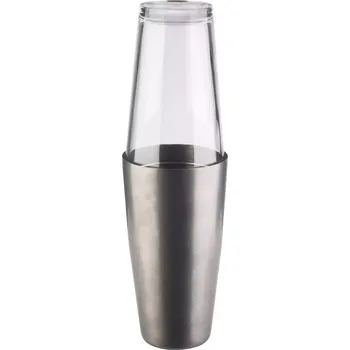 Shaker APS Boston Shaker, objem: 0,70 litru, výška: 300 mm, průměr: 90 mm, stříbrný/antik