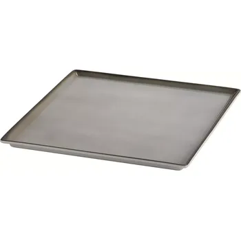 Talíř FRILICH Raiser porcelánový talíř, šedý, ‘33 x 33’