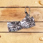 Vrchní díl plavek BA923 hnědo-bílý - Selmark 75C