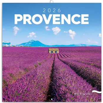 Kalendář NOTIQUE Poznámkový kalendář Provence 2026, 30 x 30 cm