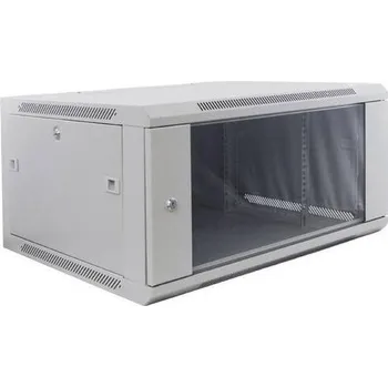 Rozvaděč WM.6409.G - nástěnný, svařený, 9U, 600 x 450, skleněné dveře