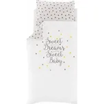 Träumeland Povlečení 100 x 135 cm Sternentraum gelb