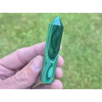 Přírodní kámen Špice z malachitu (38g)