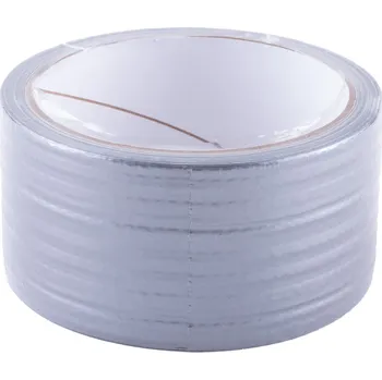 Páska textil-speciál 48mm/10m, stříbrná duct tape