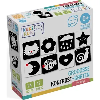 Desková hra Grooosses Kontrast-Karten Für Babys