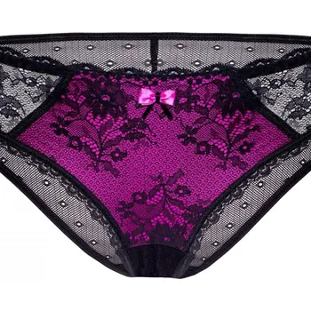 Kalhotky Dámské kalhotky Fifii - ROZA černá S