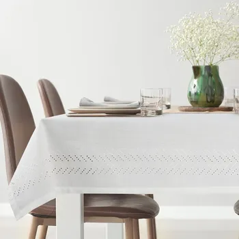 ubrus UBRUS INES7 160X260 CM SVĚTLEKRÉMOVÝ