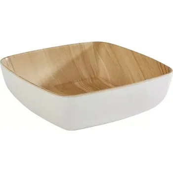 Miska melaminová APS Frida 16,5x16,5 cm, bílá