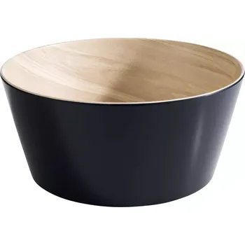 APS Frida miska, výška: 105 mm, průměr: 220 mm, černá