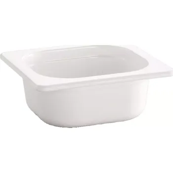 Dóza na potraviny APS Ecoline GN-nádoba, GN 1/6, bílá, objem: 0,80 litru, hloubka: 65 mm