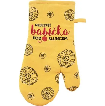 Chňapka Kuchyňská chňapka s magnetem NEJLEPŠÍ BABIČKA - VÝPRODEJ