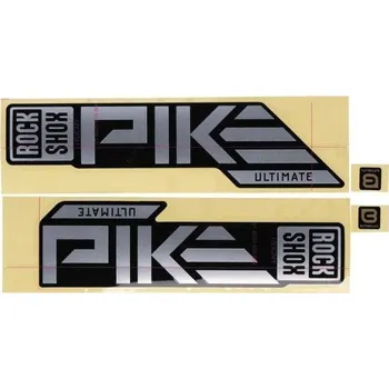 Vidlice na kolo Rock Shox DECAL PIKE ULT 27/29 (MATTE SILVER FOIL FOR HIGH GLOSS BLACK)