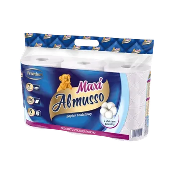 Toaletní papír Almusso toaletní papír MAXI 3 vrstvý 6 ks -role 35m