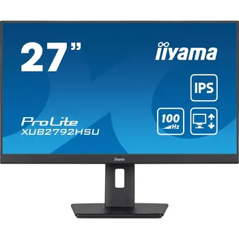 Monitor iiyama ProLite/XUB2792HSU-B6/27"/IPS/FHD/100Hz/0,4ms/Black/3R