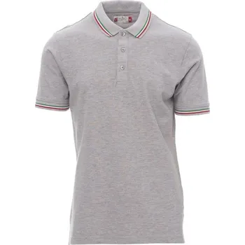Pánské tričko Payperwear Unisex polokošile Italia v melírové variantě Barva: šedá melange, Velikost: 4XL