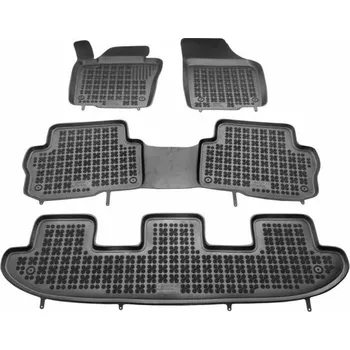 autokoberec Gumové autokoberce Volkswagen Sharan II (2010 - 2022) 7 míst zvýšený okraj |