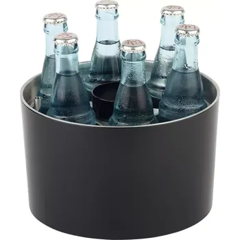 Chladič na víno APS Sieger Design Konferenční chladící nádoba, černá, výška: 150 mm, ø: 230 mm